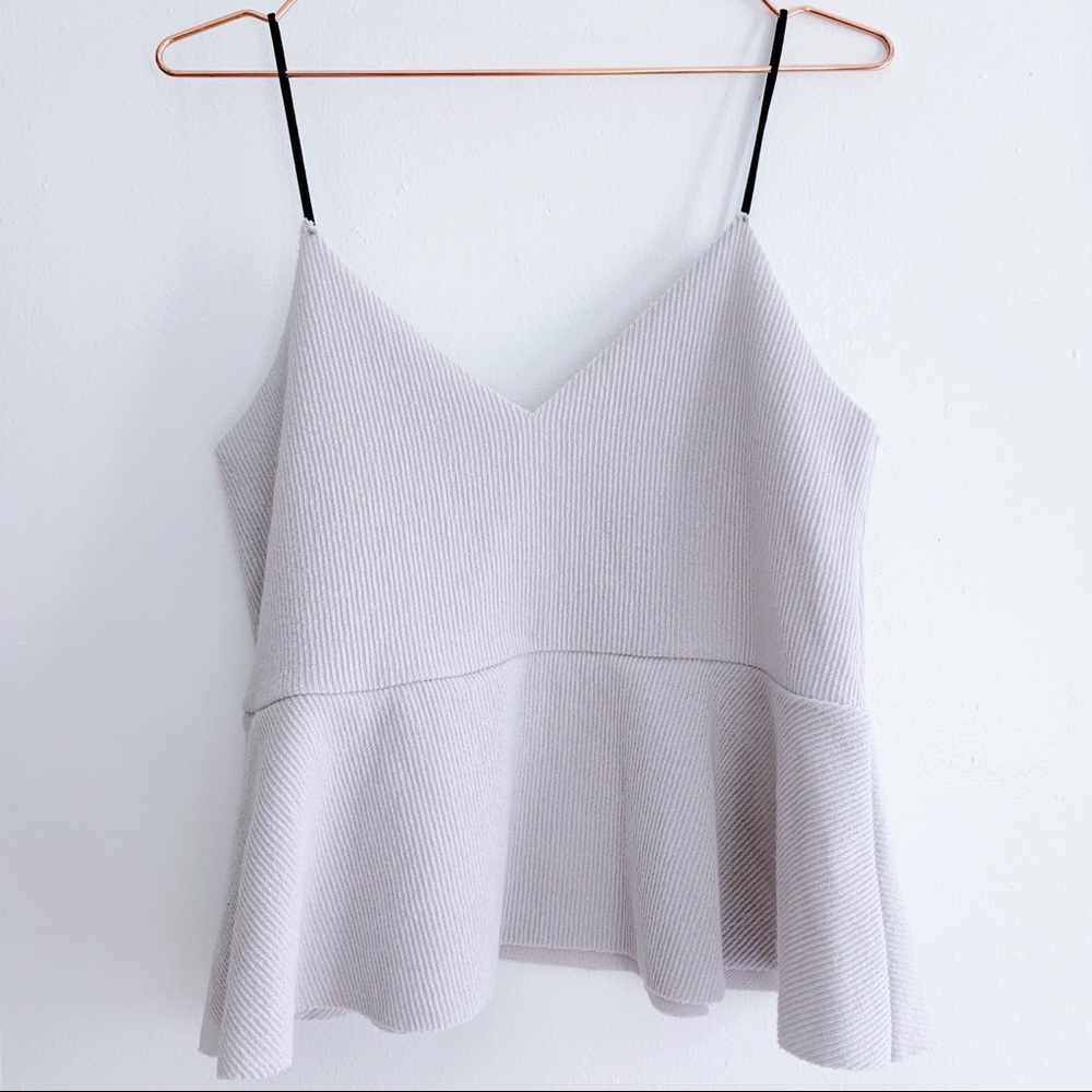 *SOLD* Light Gray Knit Camisole